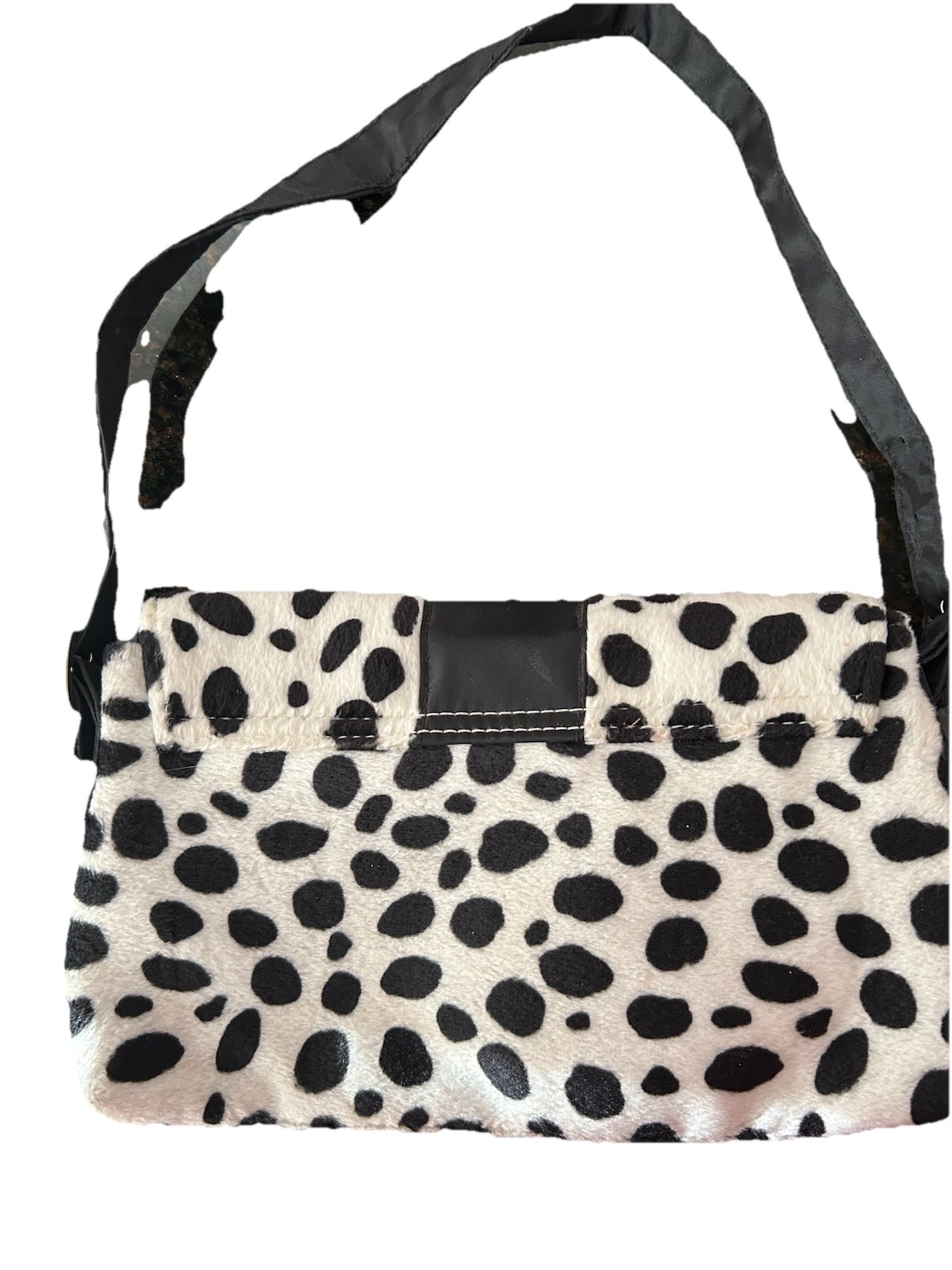 Disney Store 102 Dalmatian Purse Shoulder Bag Faux Fur Collectible Retired