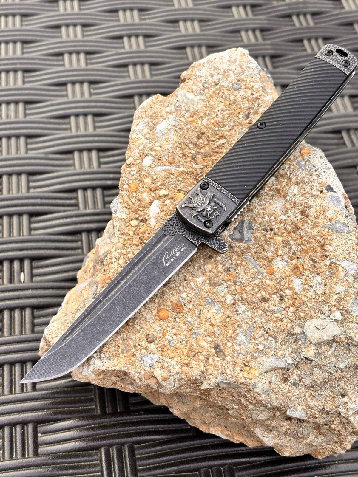 5″ STONEWASH SAMURAI Pocket Knife
