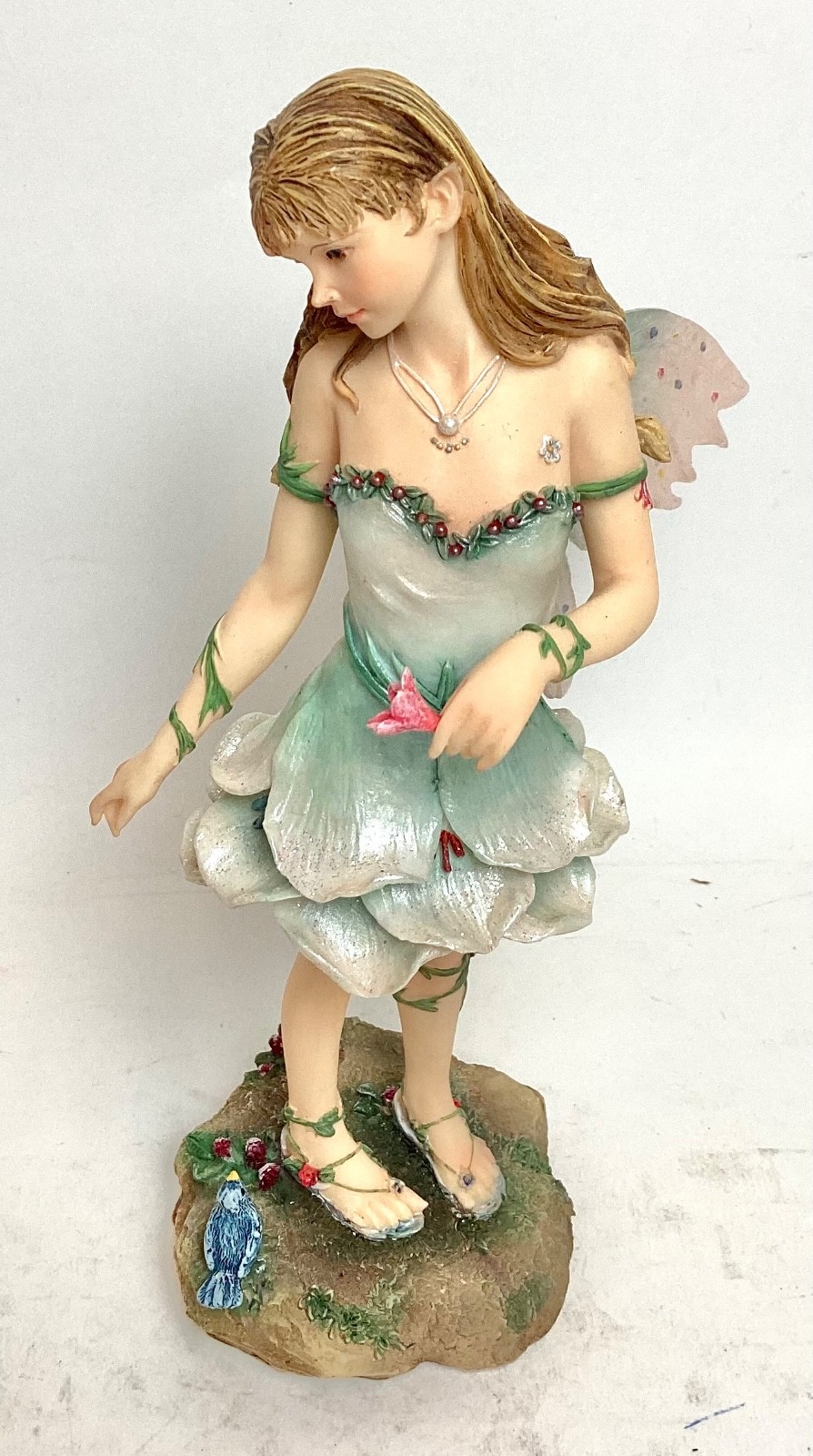 Faerie Glen Springsong FG803 Standing Fairy Figure 6.25″ Tall x 4.75″ Diameter