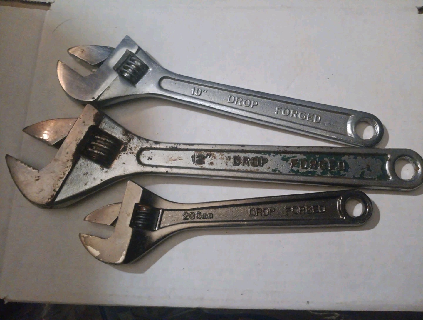 Rare VTG Jesse James 8″ Cresent Wrench West Coast Choppers Works W/10″,12″ lot 3