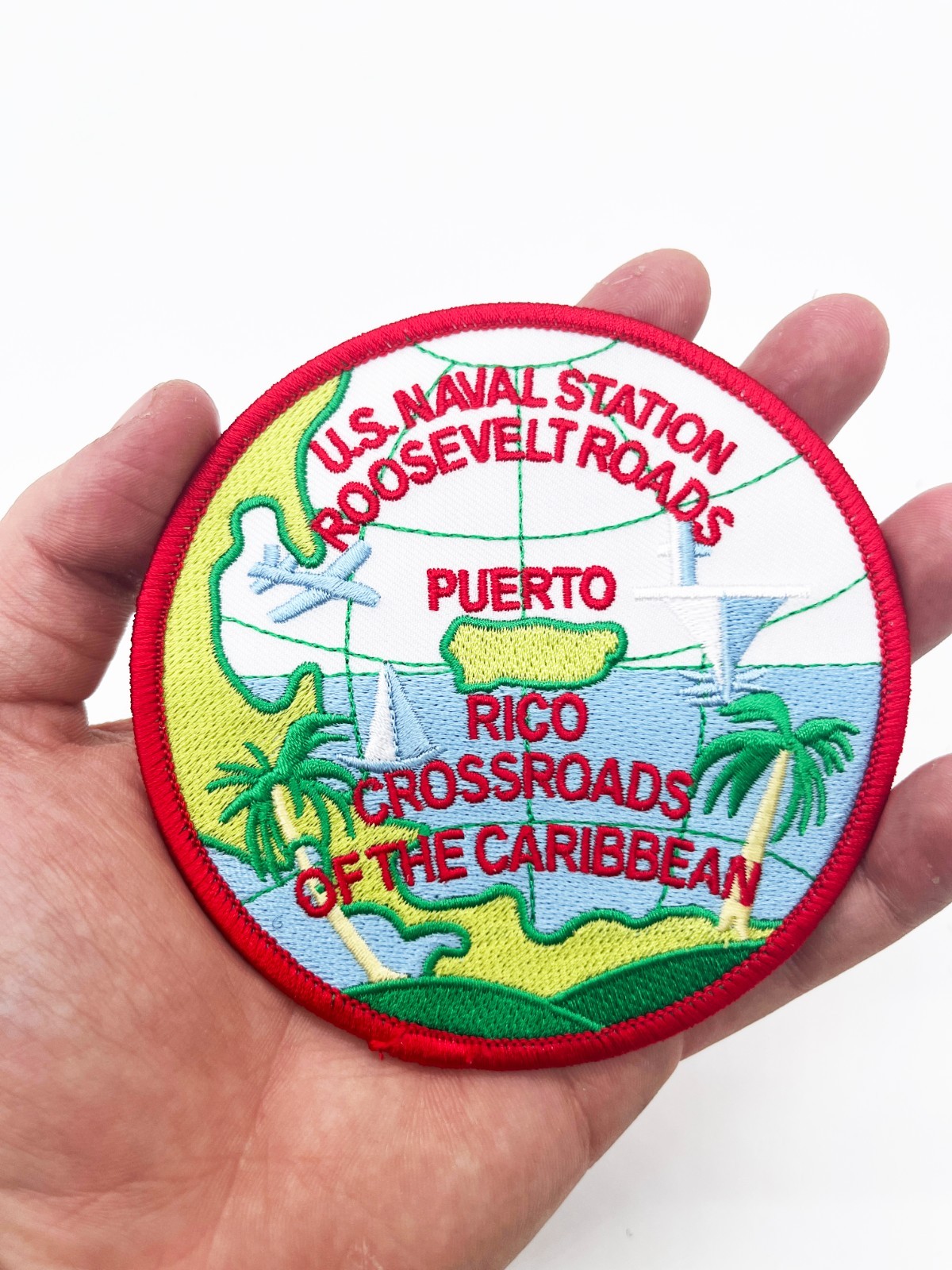 NAS Roosevelt Roads Patch – Sew On/Iron On