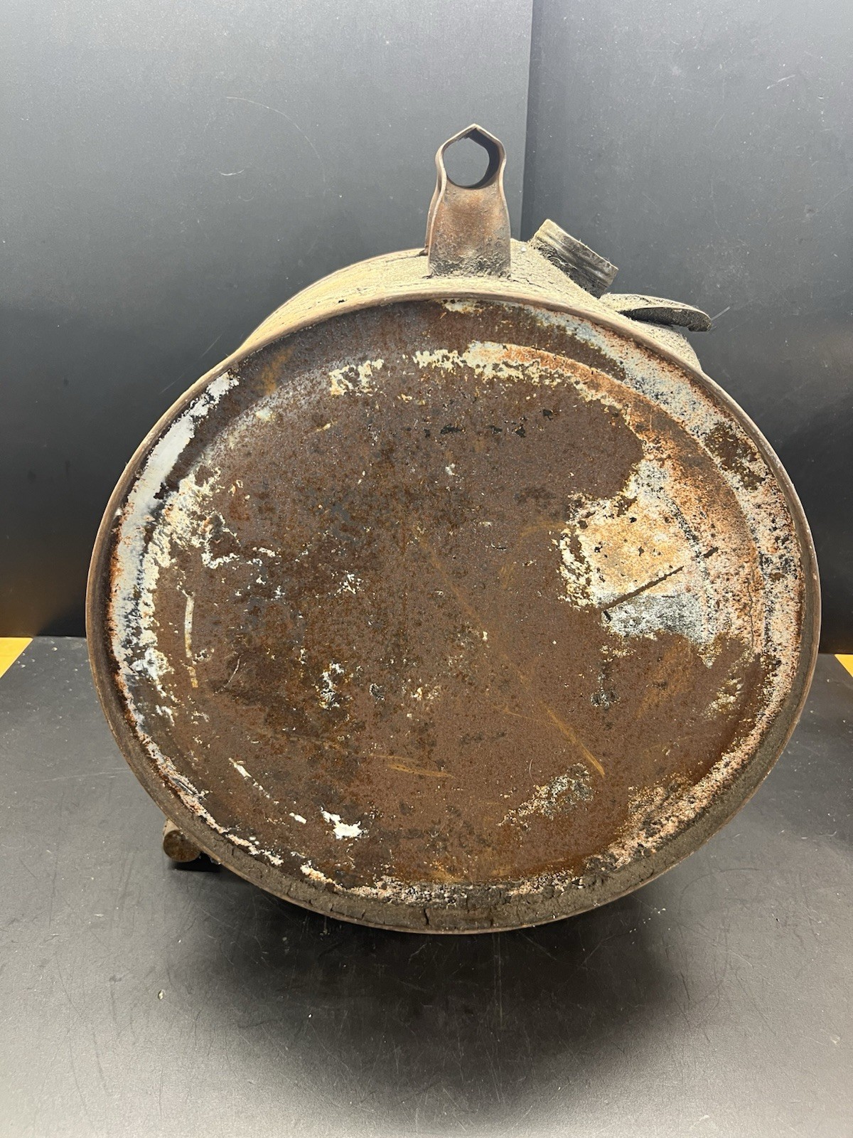 Antique Easy Pour Drum 5 Gallon Rocker Oil Can Unknown Brand