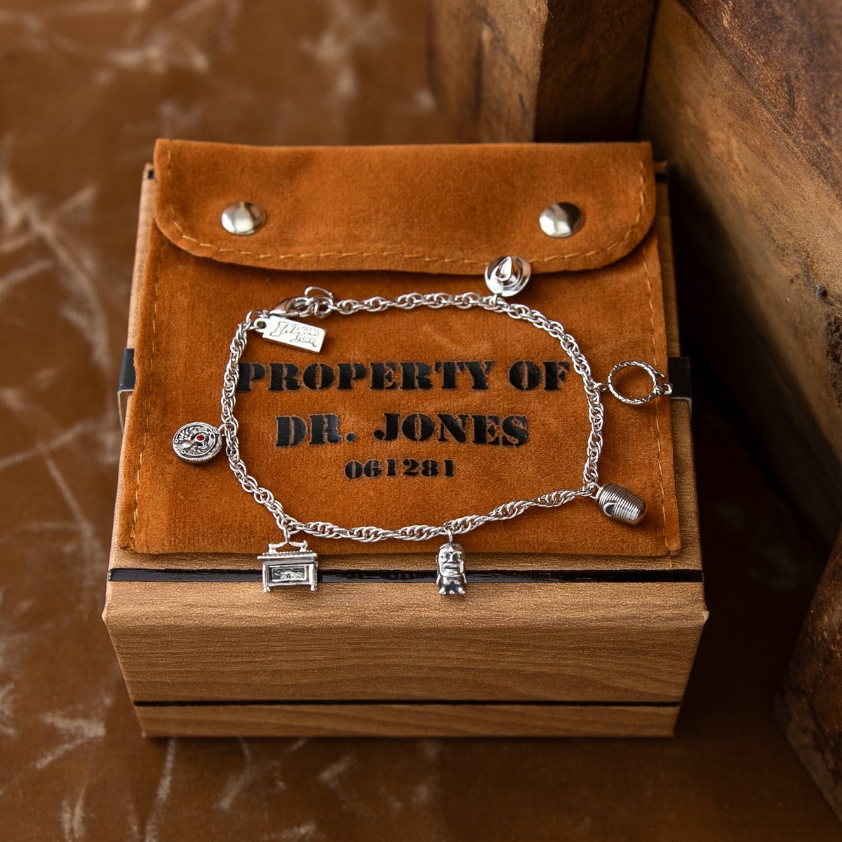 Indiana Jones X RockLove Indiana Jones & The Raiders of Lost Ark Charm Bracelet