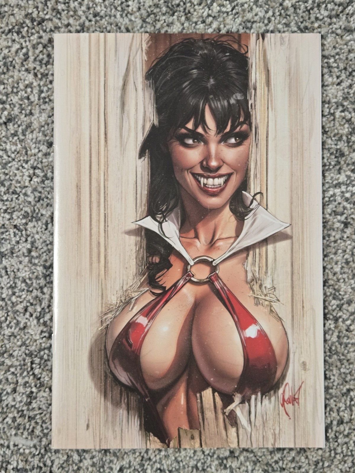 Vampirella #672 Cedric Poulat Shinning Homage Dynamite Entertainment NM See pics