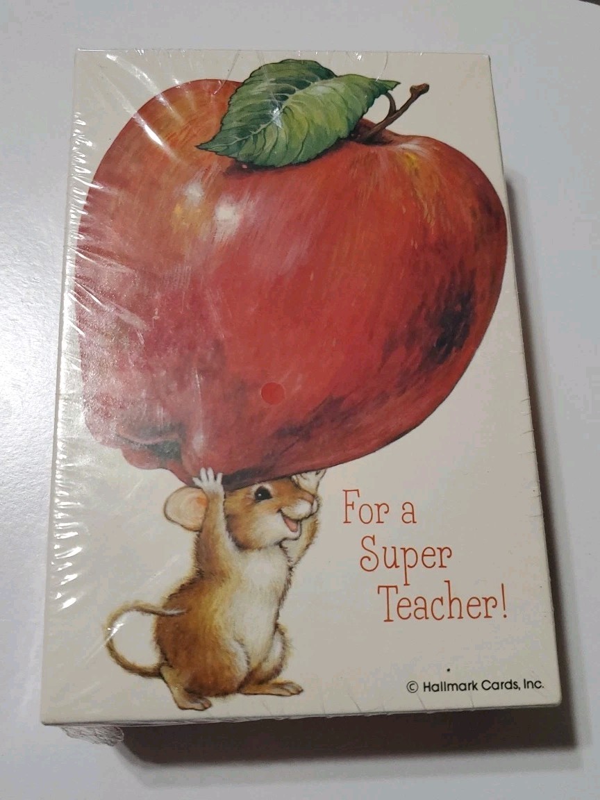 Vtg Springbok Hallmark Mini Puzzle For a Super Teacher Sealed Mouse Apple 100pc
