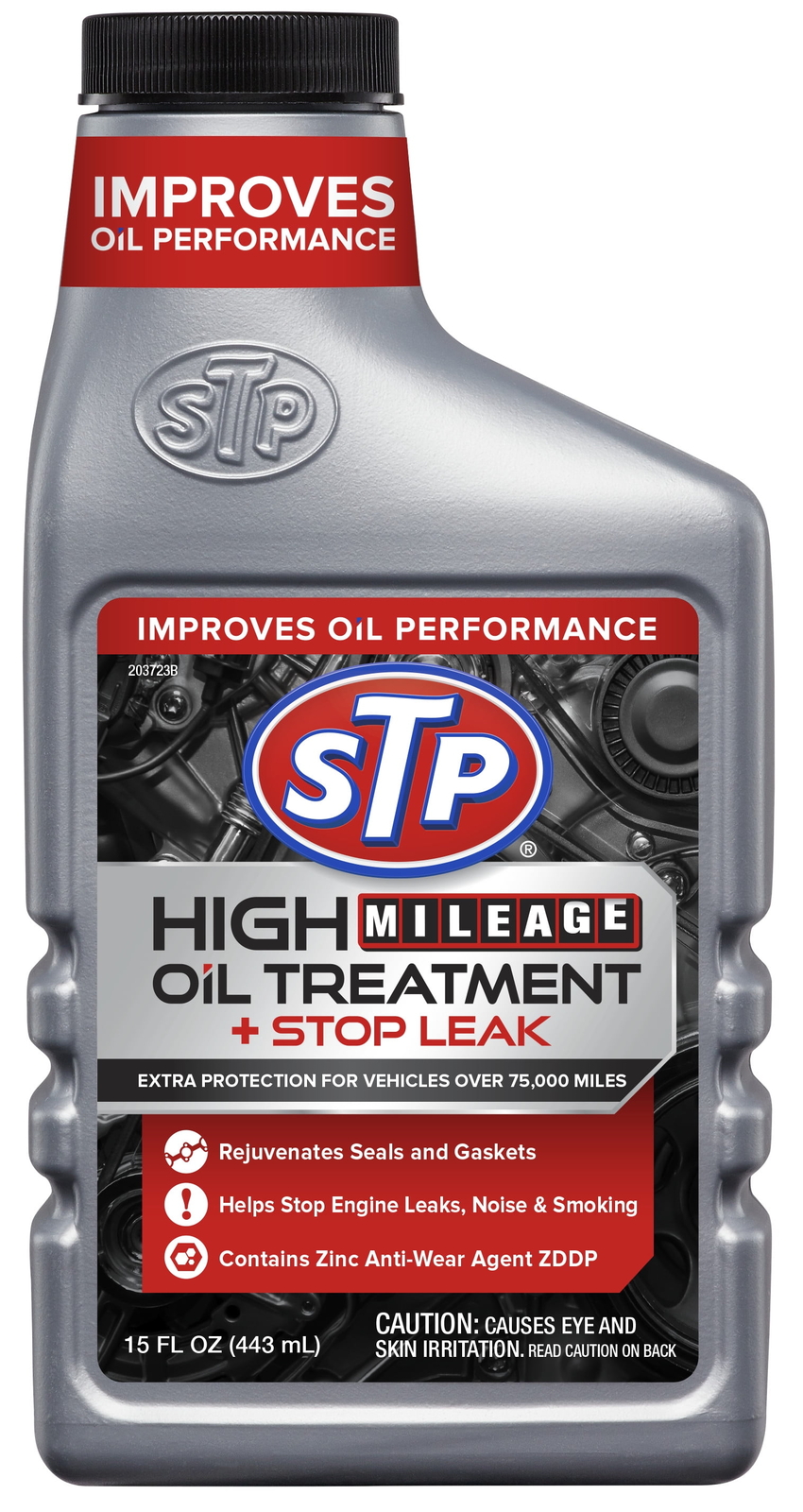 High Mileage Oil Treatment + Stop Leak – 15 FL OZ