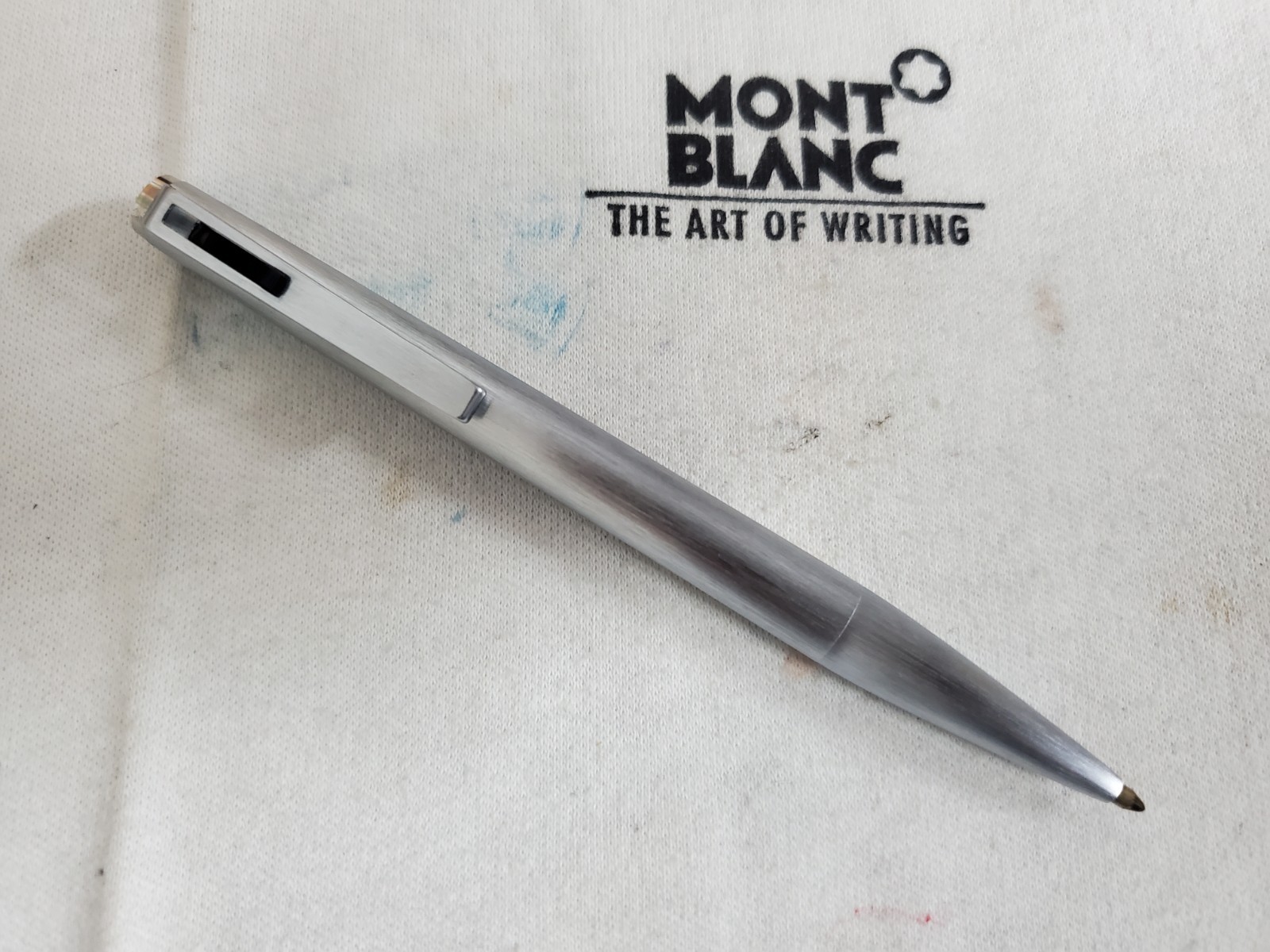 Montblanc Hammer Trigger Sliver Metal Ballpoint Pen