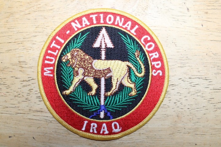 US Military Issue Genuine Multi-National Forces IRAQ War Patch