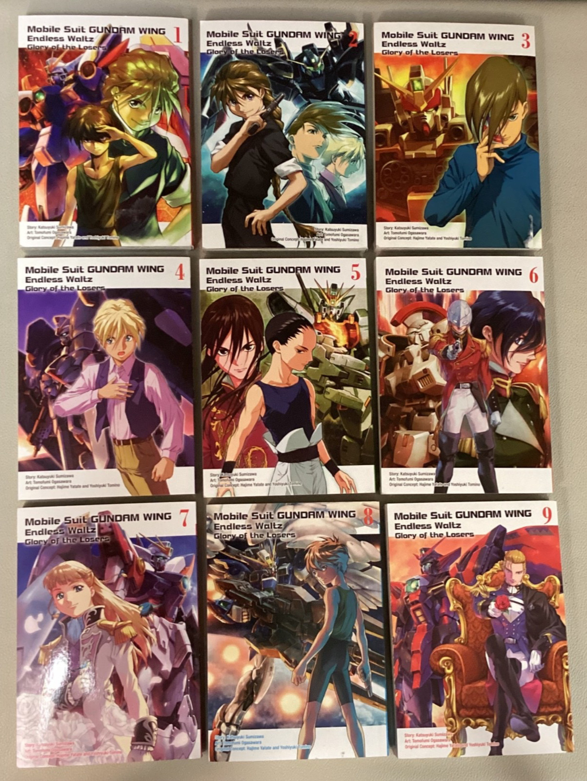 MOBILE SUIT GUNDAM WING : ENDLESS WALTZ Manga Volumes 1-14 Complete Lot of 14
