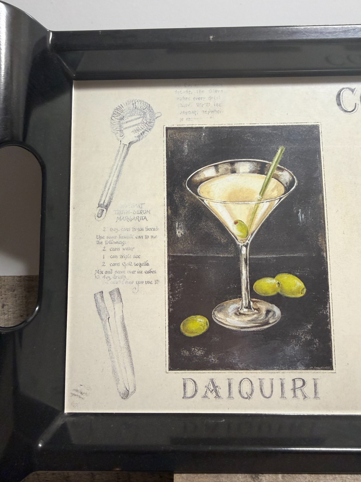 Decorative Cocktail Serving Tray – Fast Ship