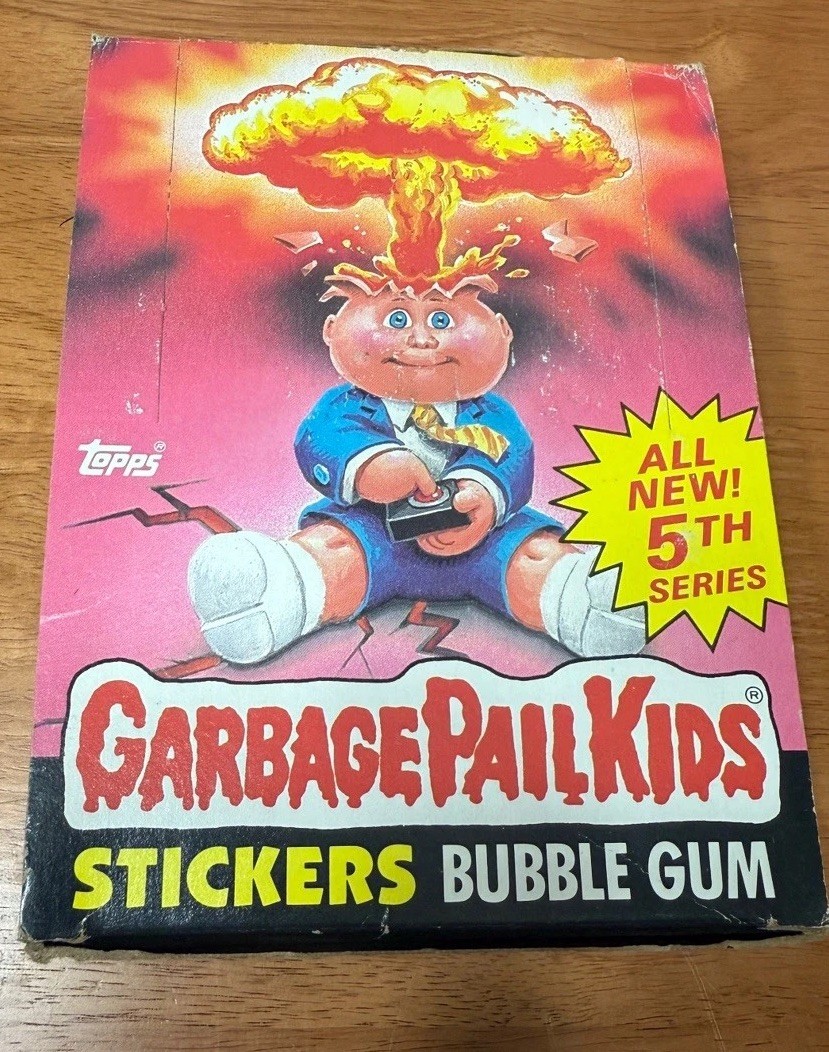 1986 Topps Garbage Pail Kids 5th Series Stickers. 47 Unopened Packs. +5 Singles