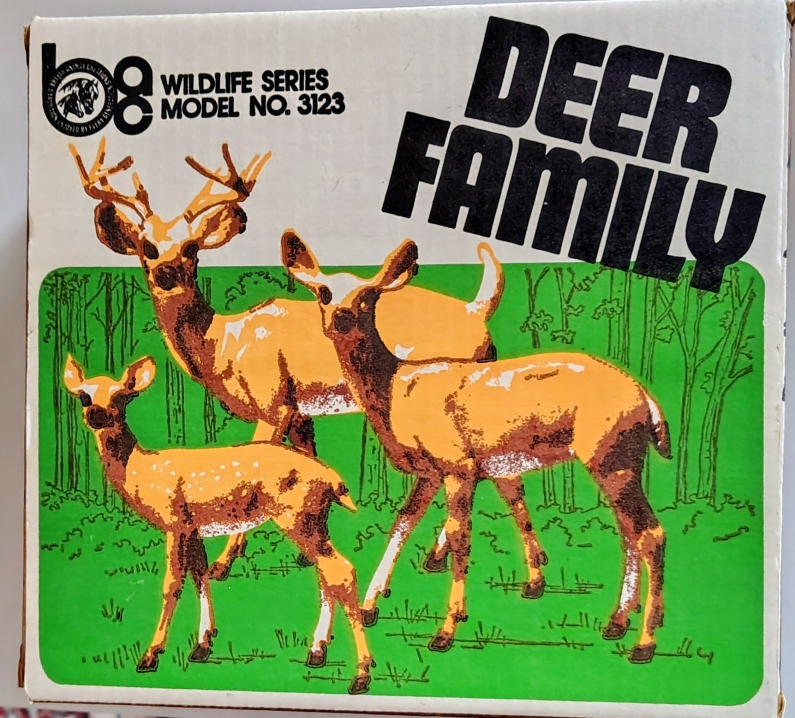 Breyer Buck W/Broken Antler,W/OriginalBox ( No Doe,Fawn) ,Collector Manual 1977