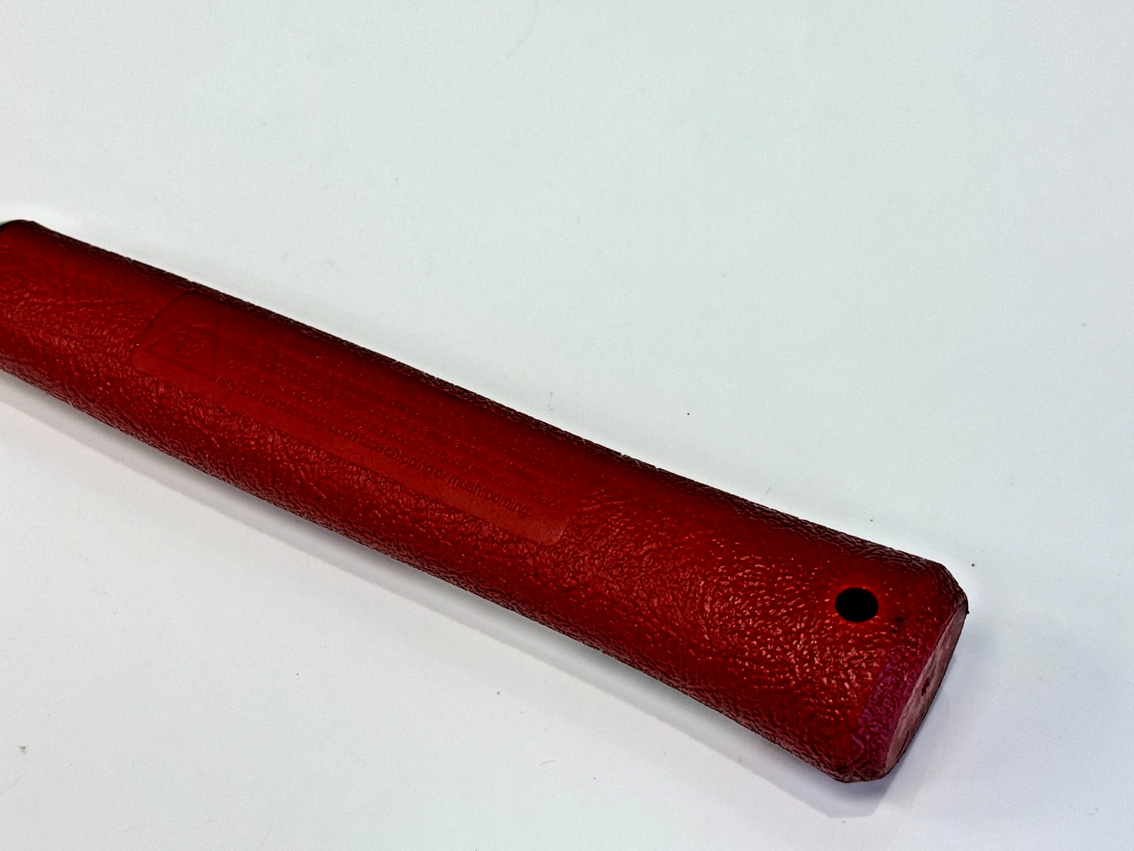 Plumb USA 11-398 (NOS NEW) Solid Steel RED GRIP 28oz Claw Hammer, Checkered Face