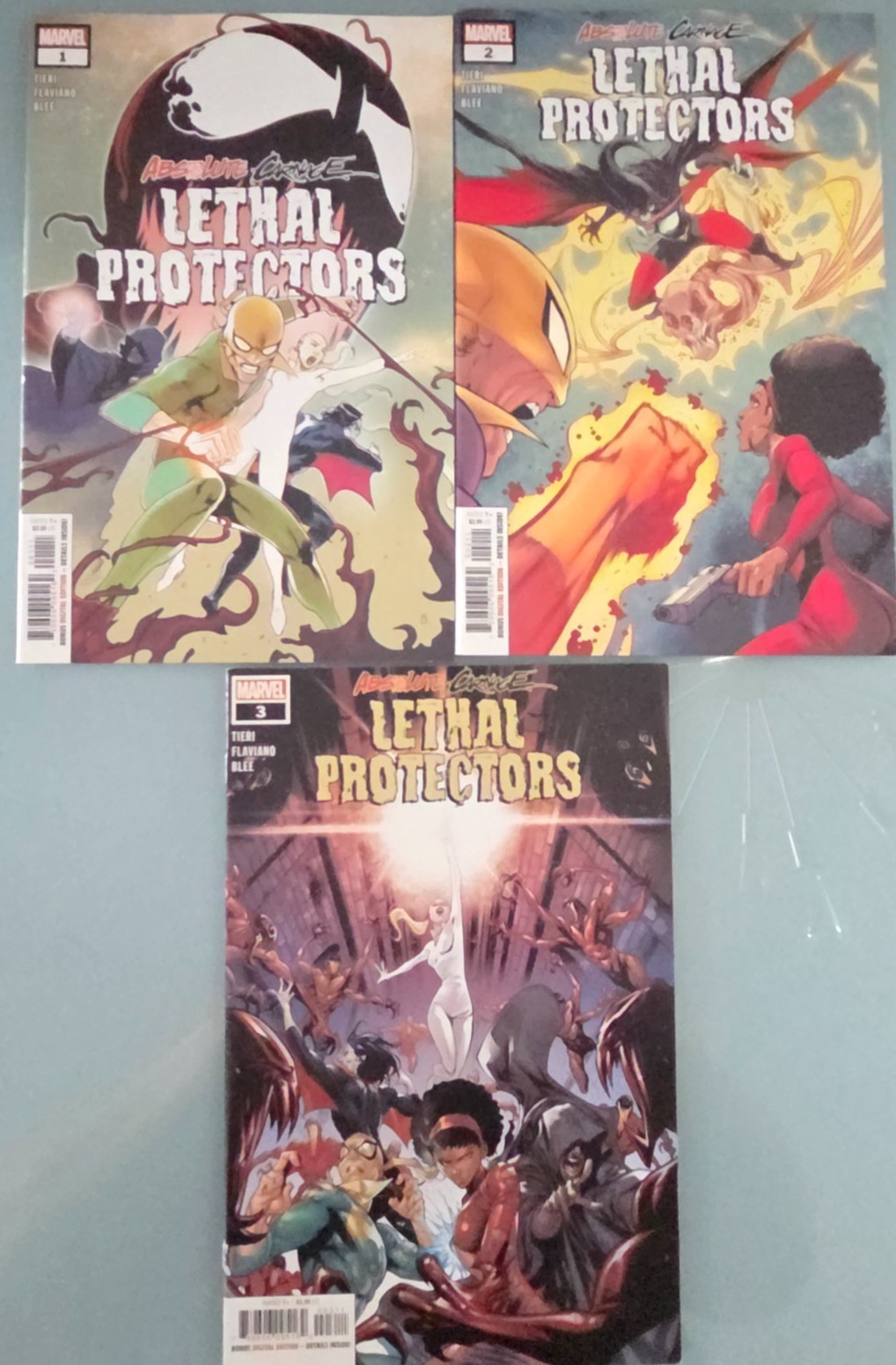 ABSOLUTE CARNAGE: LETHAL PROTECTORS #1-3 (2019) MARVEL COMICS FULL COMPLETE SET