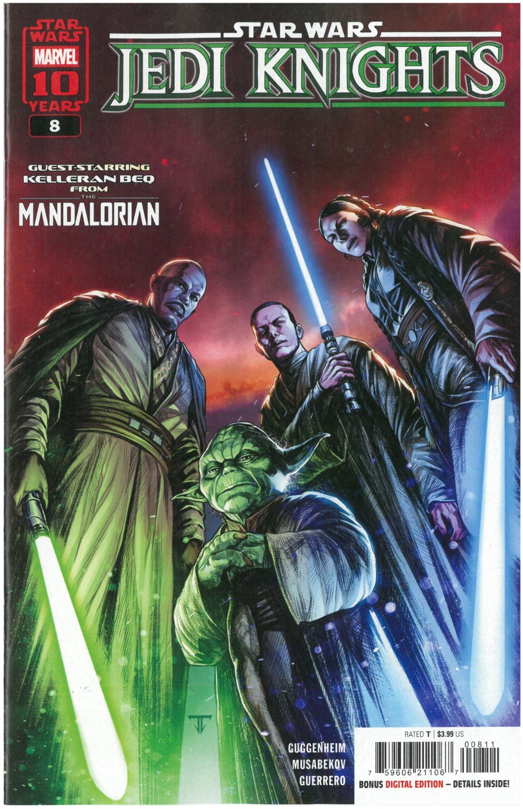 Star Wars: Jedi Knights #8 CVR A Cover Variant 10/22/2025 Marvel Comics