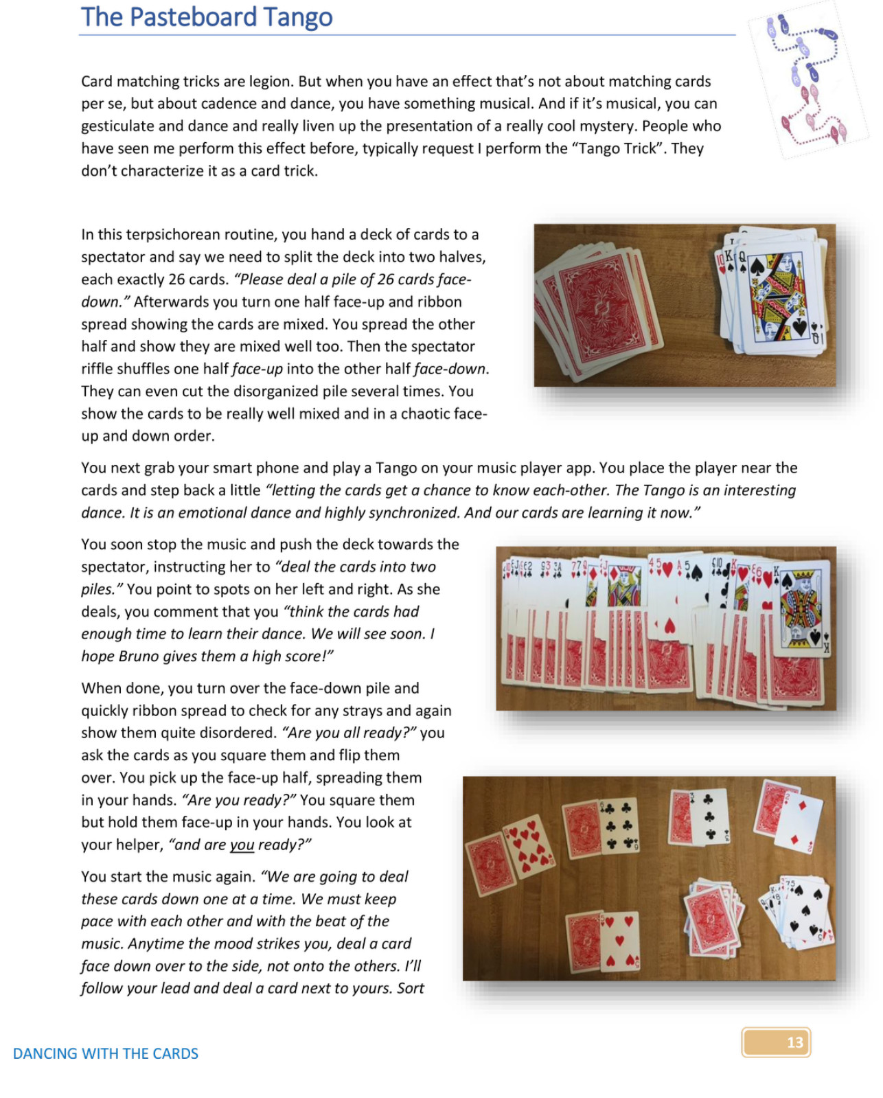 Dancing with the Cards by Michael Breggar