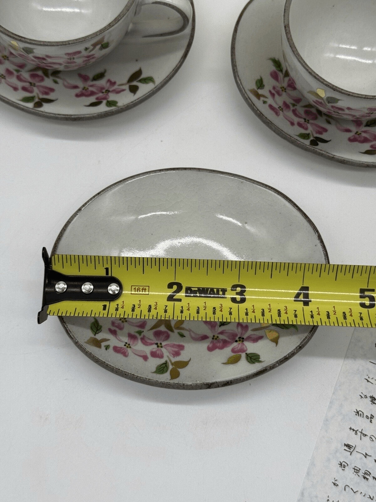 Japanese Vintage Tea Cup China Set Of 5 Cups New In Box Tea Party Set