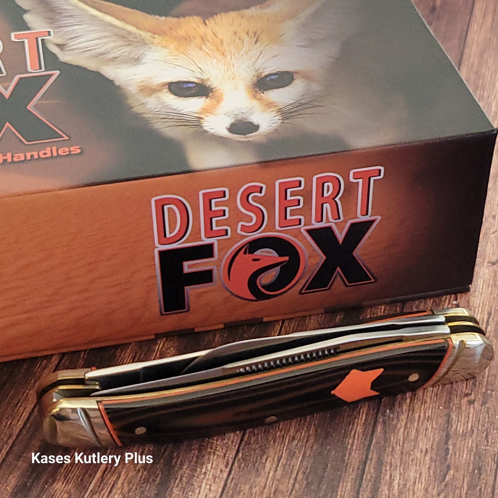 Rough Rider RR2303 3.5″ Closed Stockman Desert Fox Series Folding Pocket Knife