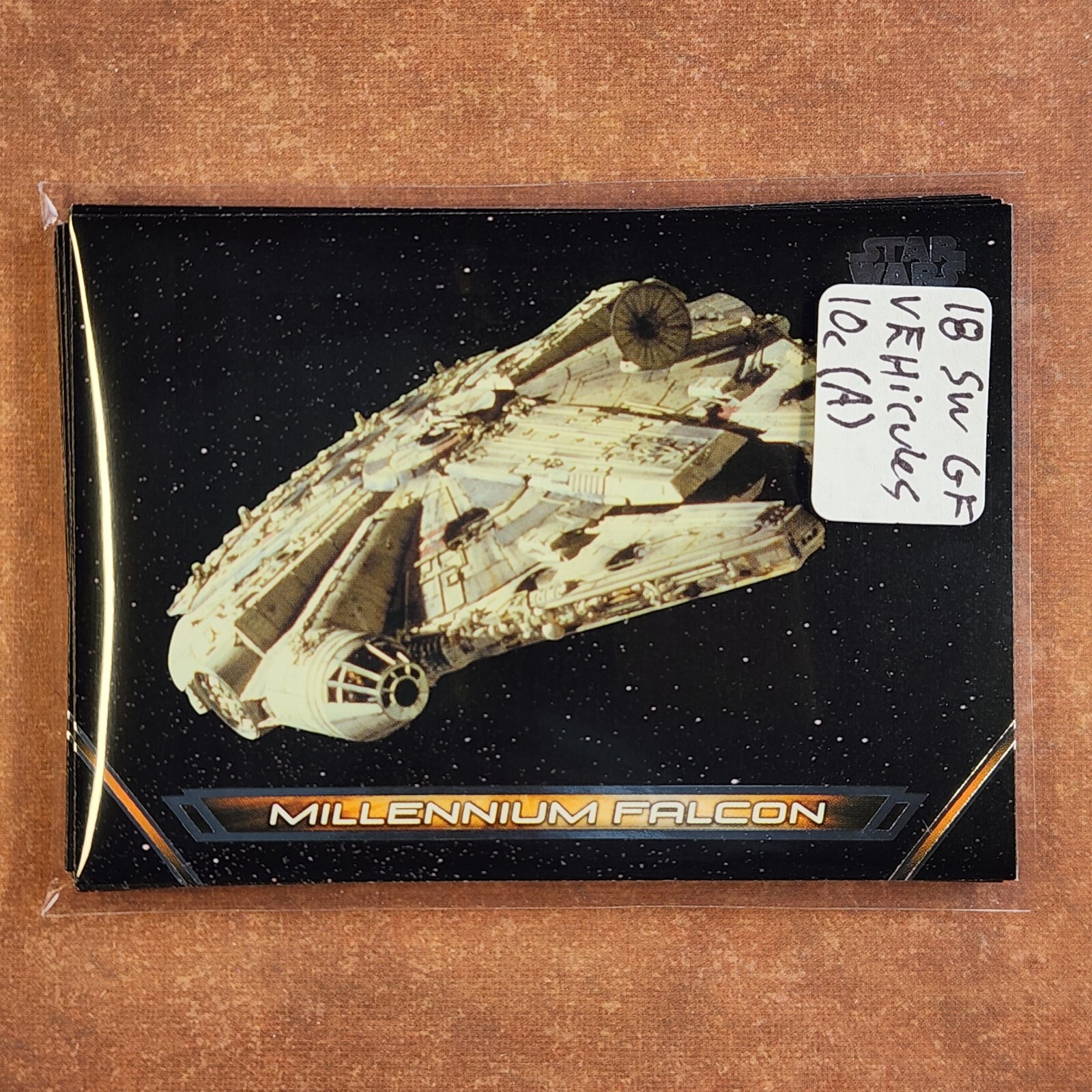 4-02-08 . 2018 star wars galactic files VEHICULES SET #V-1 to V-10 (A)