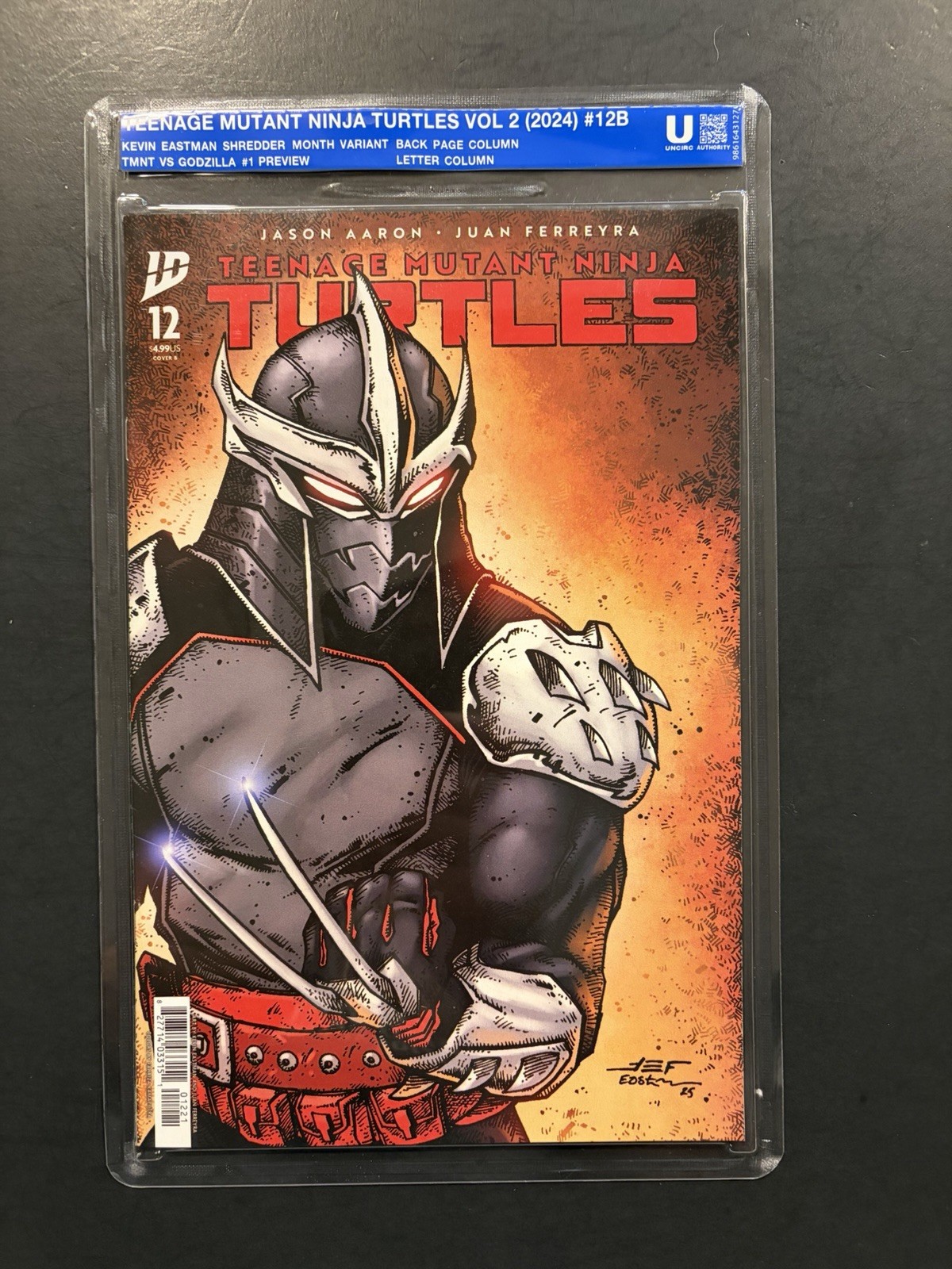 Teenage Mutant Ninja Turtles #12B – Eastman Shredder Variant – Uncirculated