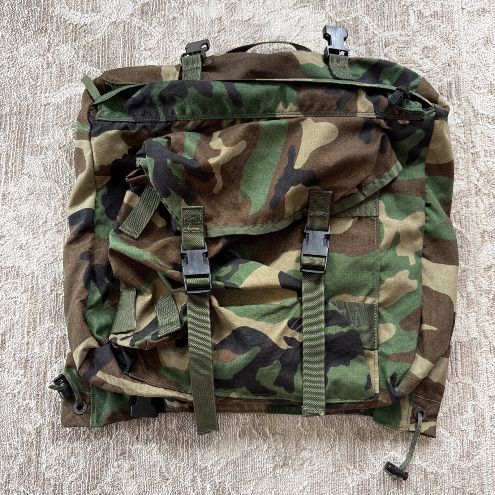 Military Woodland Camo Patrol Pack Specialty Defense Systems w/ Pad NEW