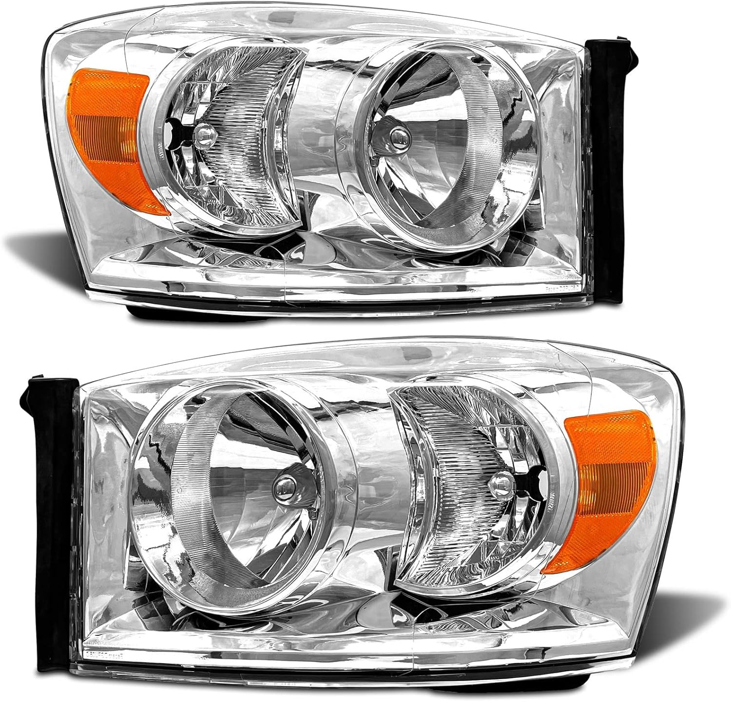 Headlight Assembly Pair for 2006-2008 Dodge Ram 1500 2006-2009 Dodge Ram 2500 35