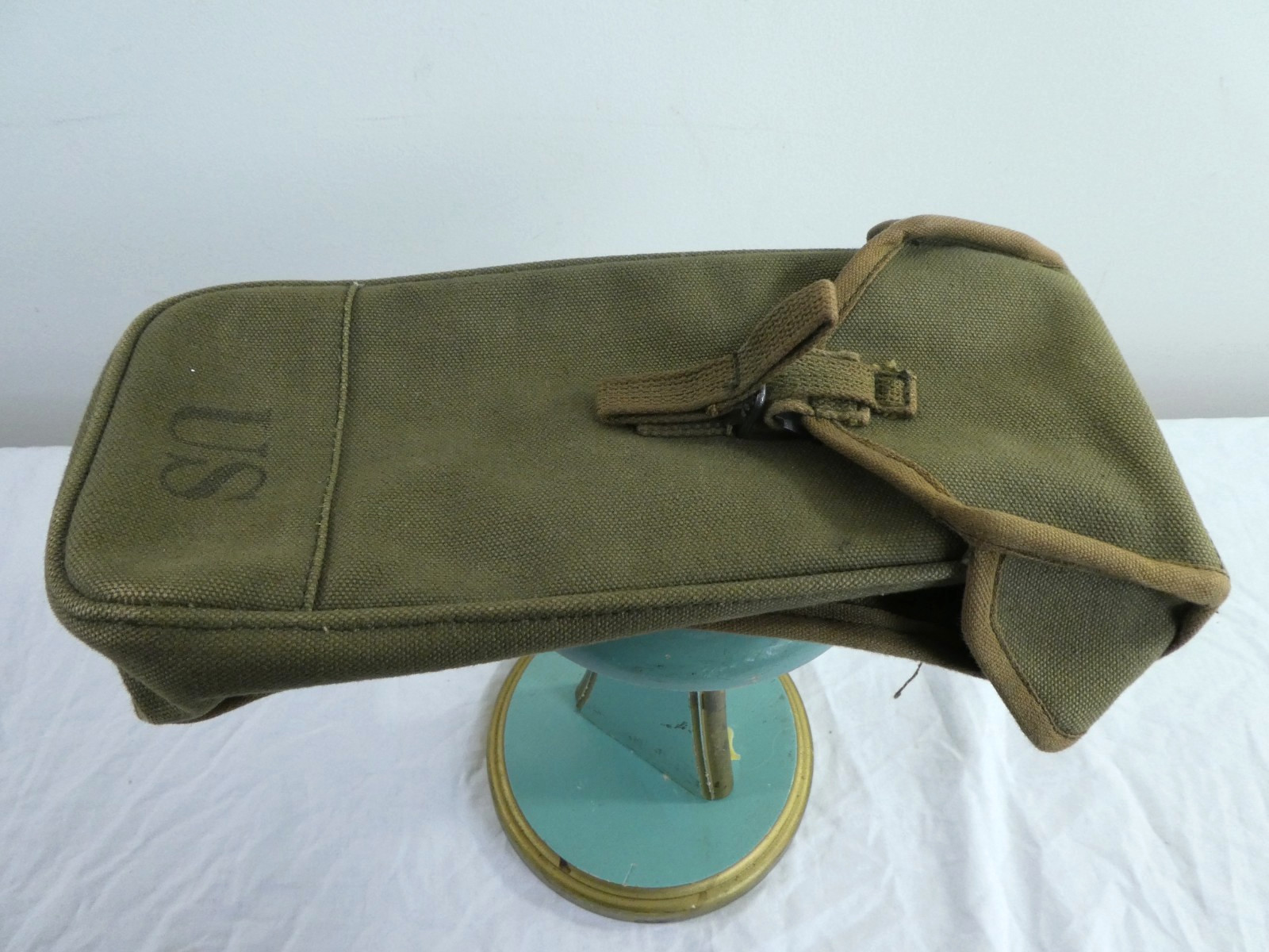 US Army Canvas General Purpose Ammo Pouch Bag Closure Strap Buckle WW2 Vietnam
