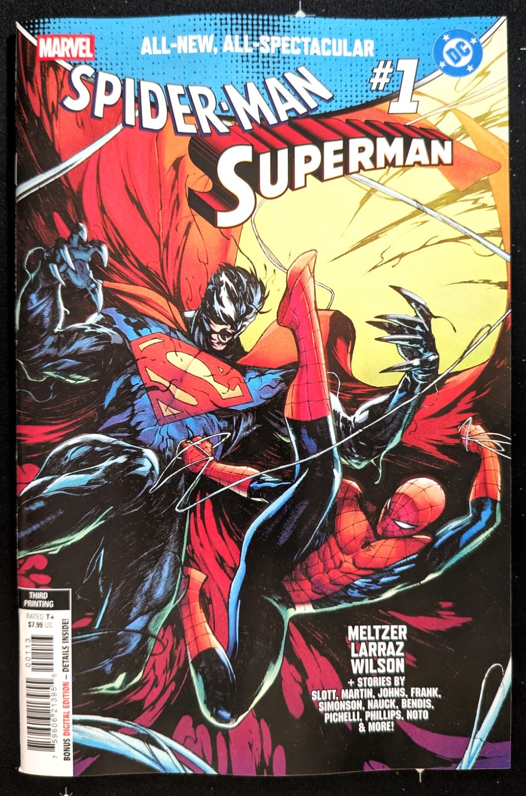Spider-Man / Superman #1 3rd Print Alessandro Cappuccio Variant NM