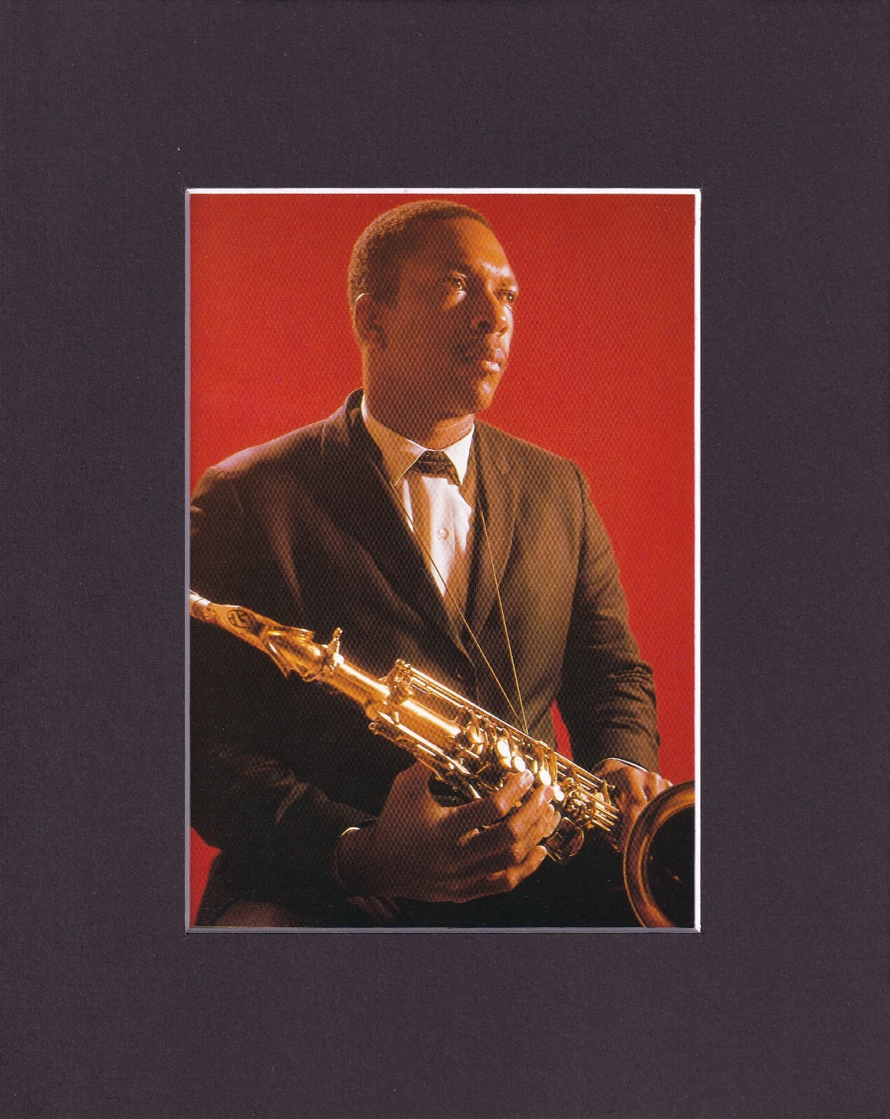 8X10″ Matted Print Picture Jazz Music Musician: John Coltrane
