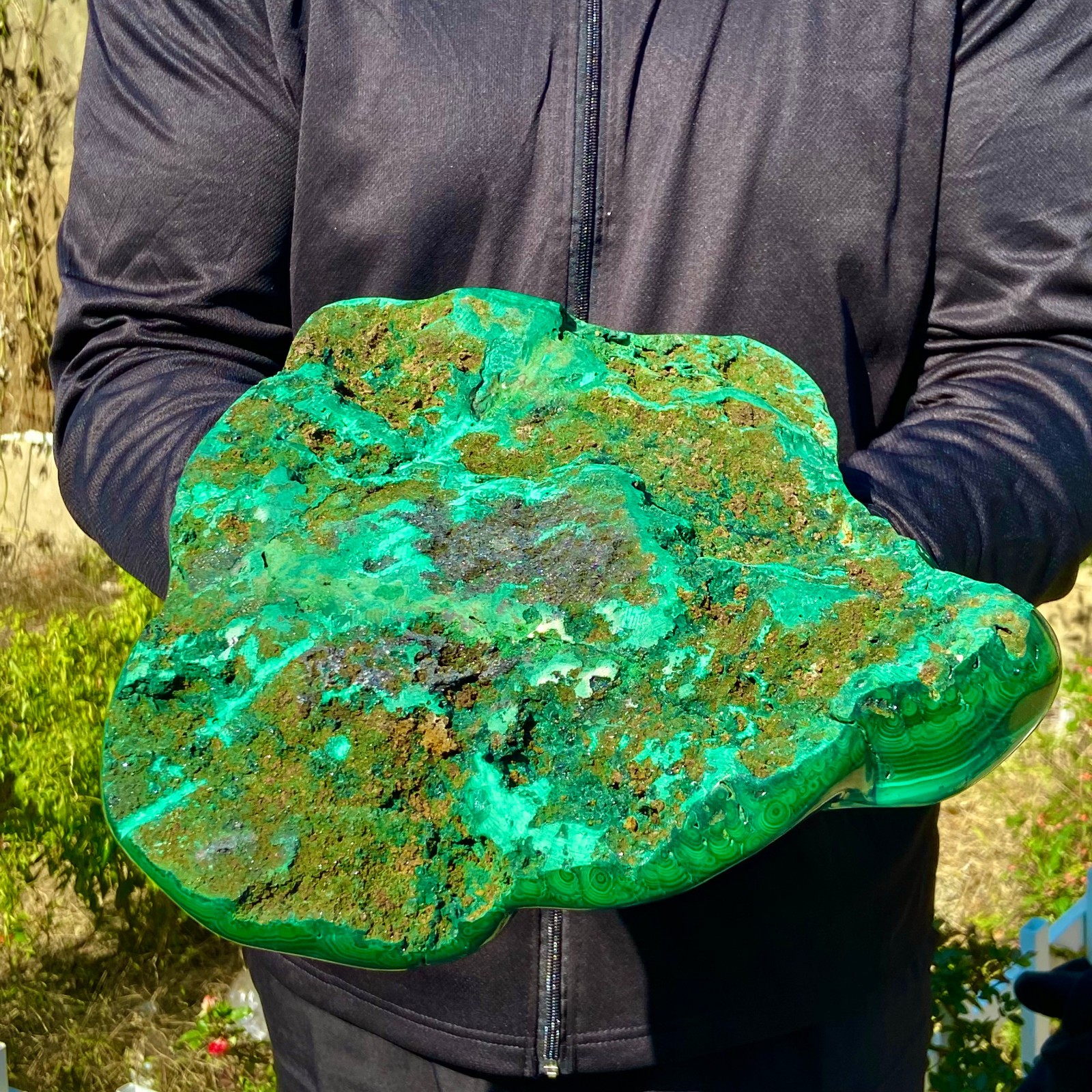 17.63LB Natural Polished Malachite Mineral freeform specimen Reiki Stone Healing