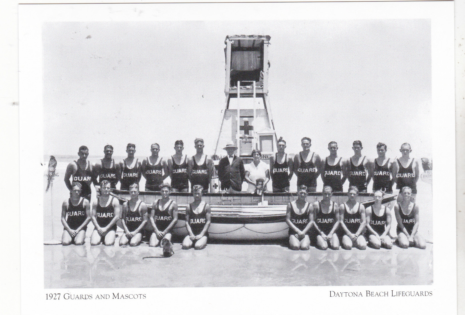 “FL-“1927 Guards & Mascots” ..CLASSIC! *Daytona Beach, FL (Postcard) {C19}-