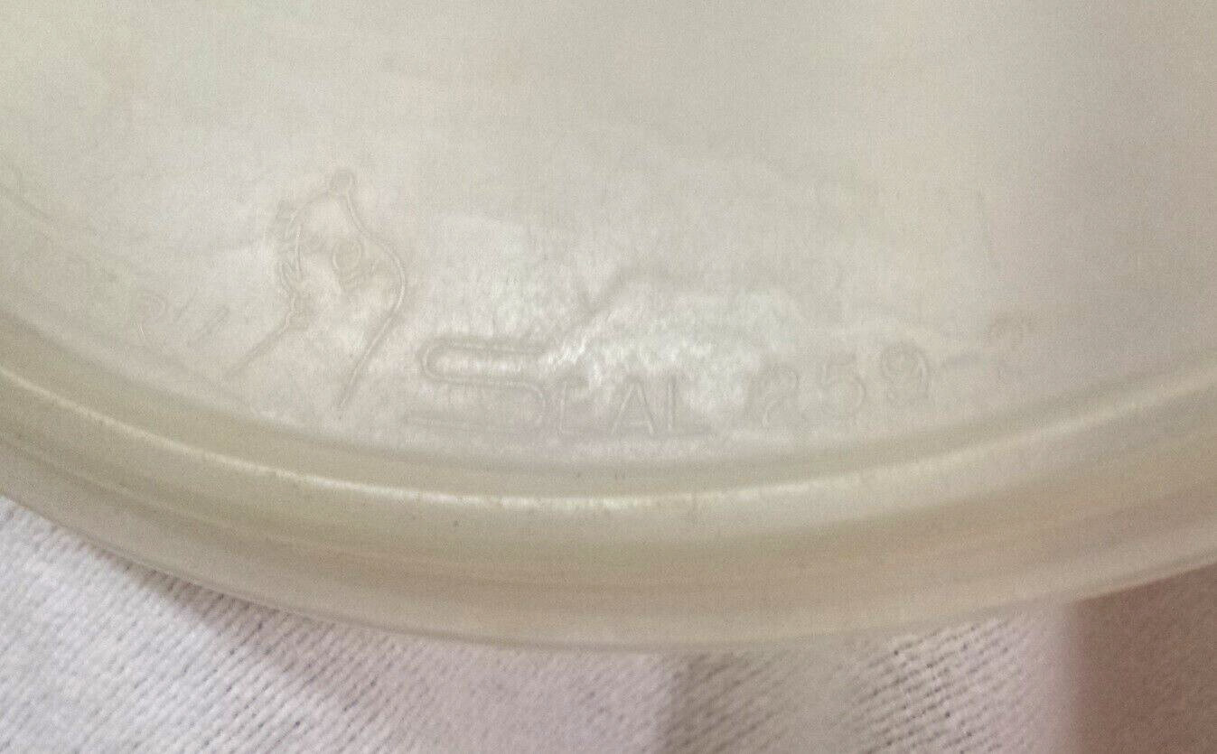 Tupperware Jello Mold Form White Speckle 1202-2, 259-2 + Inner Form (3 Pc Set)