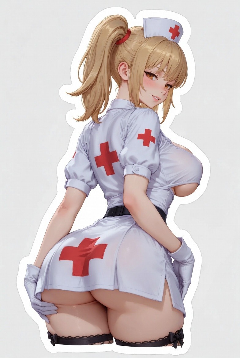 Nurse Anime Waifu Sticker 3″ 6″ Car Vinyl Decal
