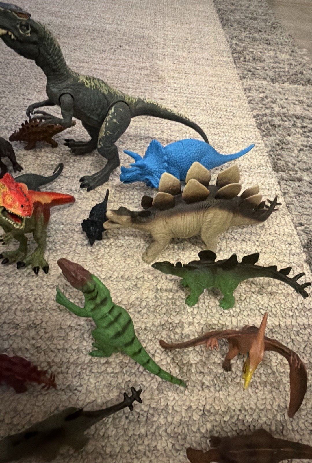 Dinosaur Toys Various Species, Sizes & Brands Lot of 24