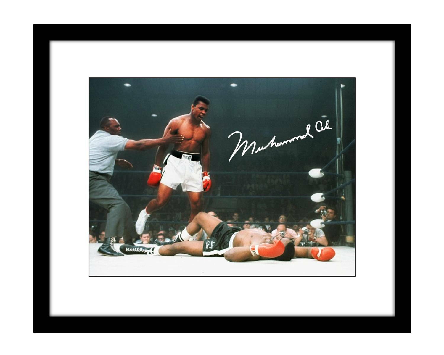 Muhammad Ali 8×10 Signed photo print 1960’s vs Sonny Liston autographed boxing