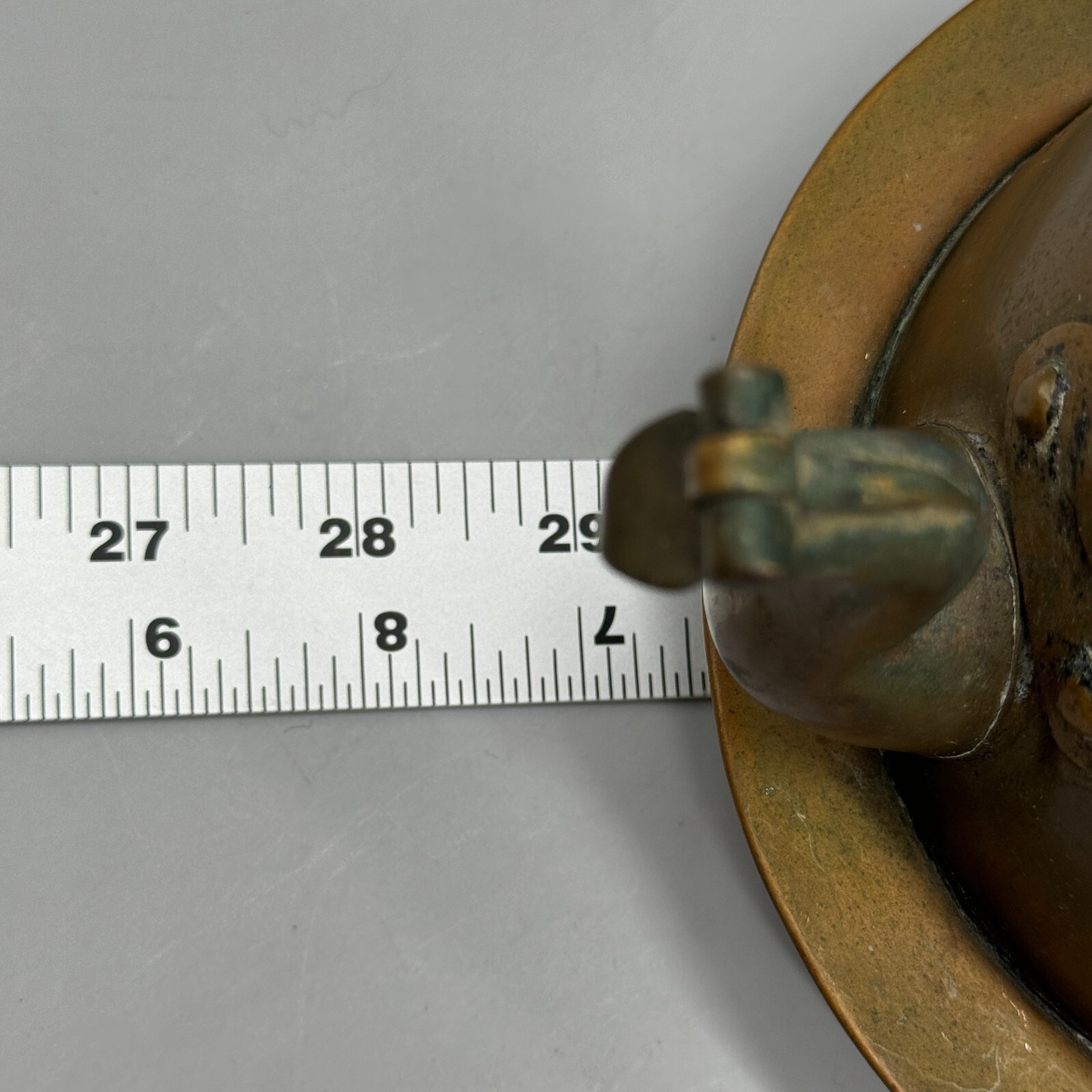Antique Peltiteos Helsinki Copper Goose Neck Tea Kettle Pot Pigtail Finial
