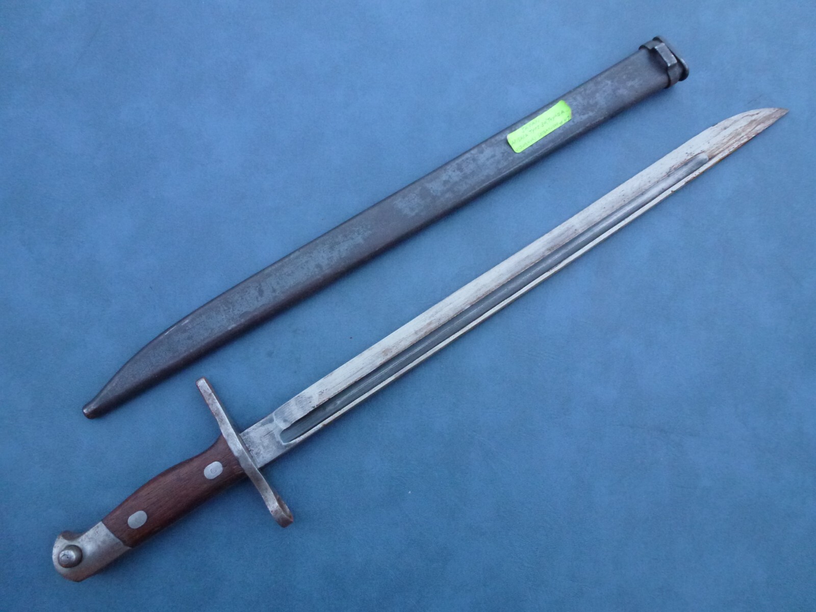 Japnese WWII type 30 straight qillion Toyoda Jidoshoki Seisakusho Bayonet Scabba