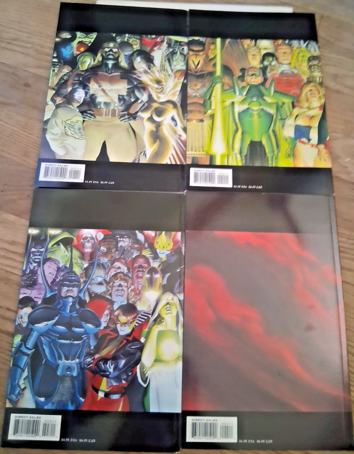 Kingdom Come #1-4 Complete Set 1996 DC Comics Elseworlds Alex Ross Mark Waid NM