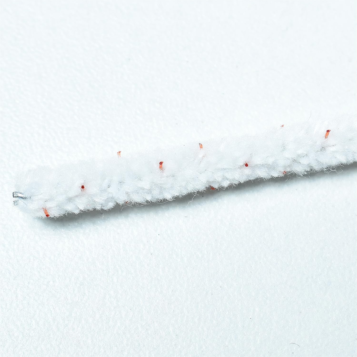 White Pipe Cleaners Hard Bristle Bulk 6 Inch 50 Pack for Clean Tar Resin Plas…