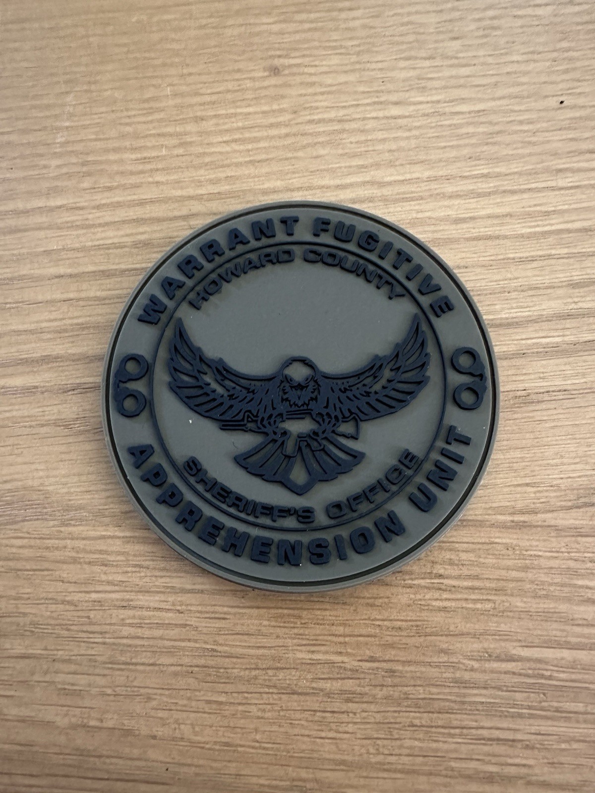Howard County Sheriff’s Office MD – Warrant Fugitive Unit PVC Patch (Dark Green)