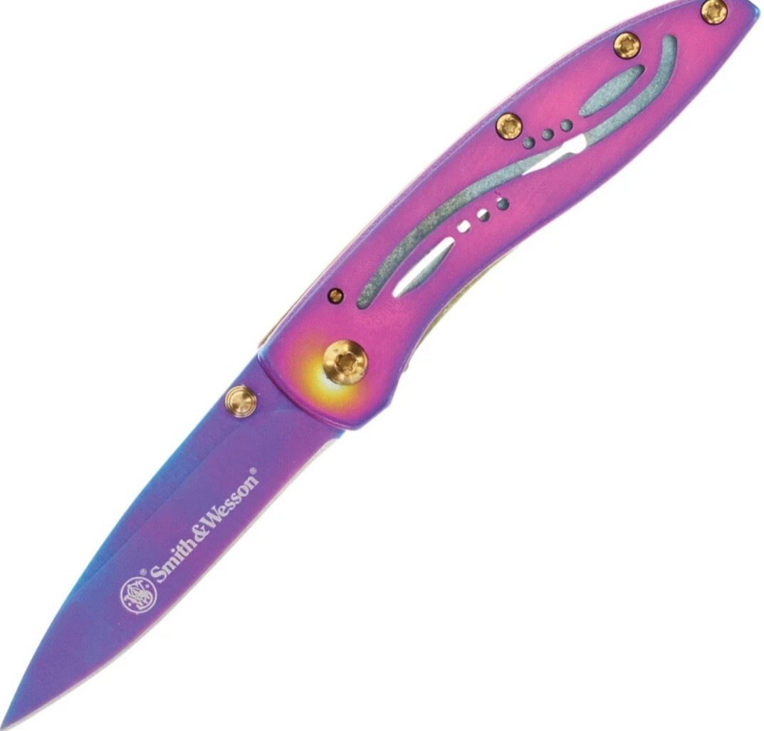 New Smith & Wesson Drop Point Framelock 1207125