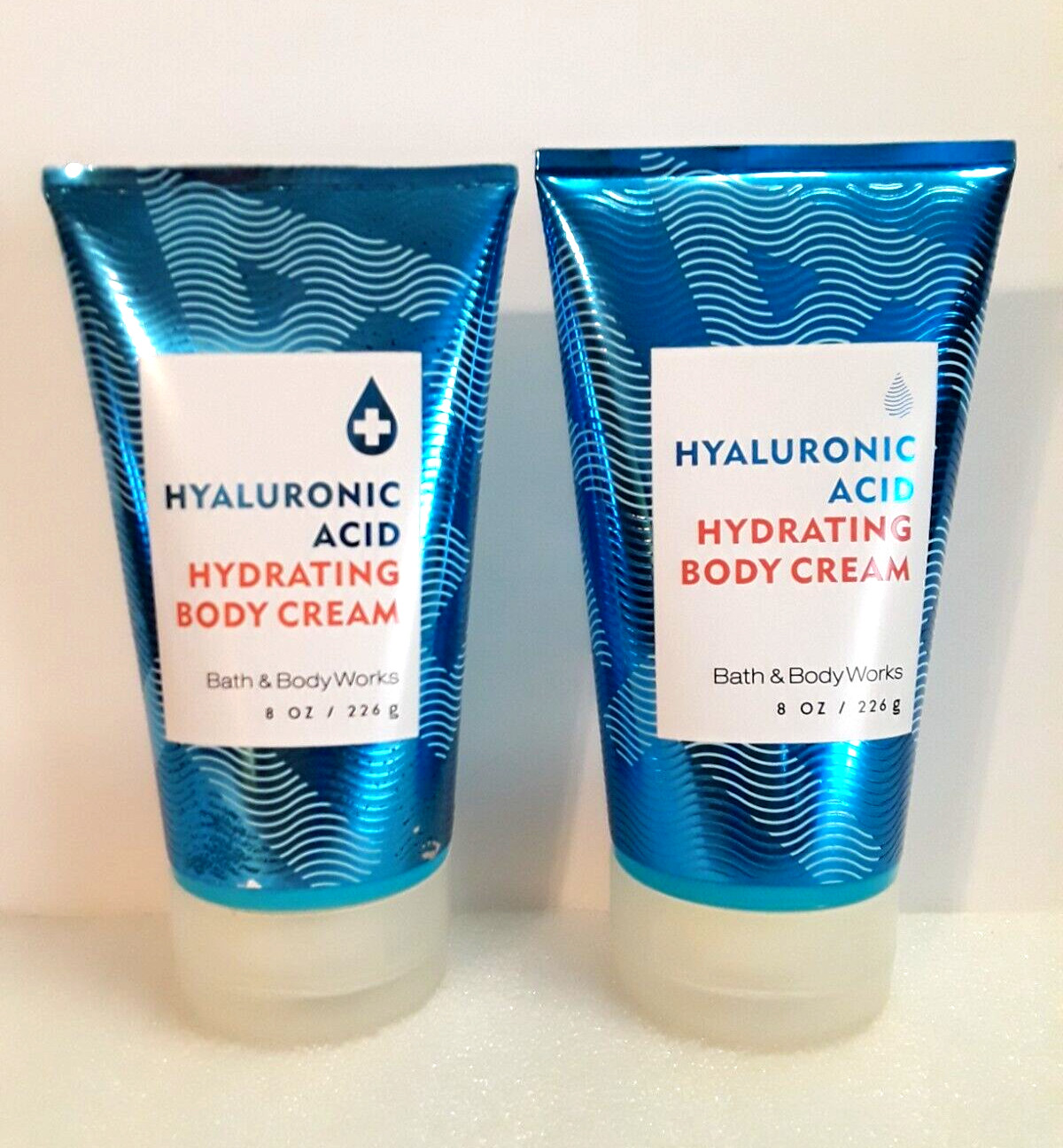 BBW Hyaluronic Acid WATER Hydrating Body Cream 8oz – New But Not Sealed x2