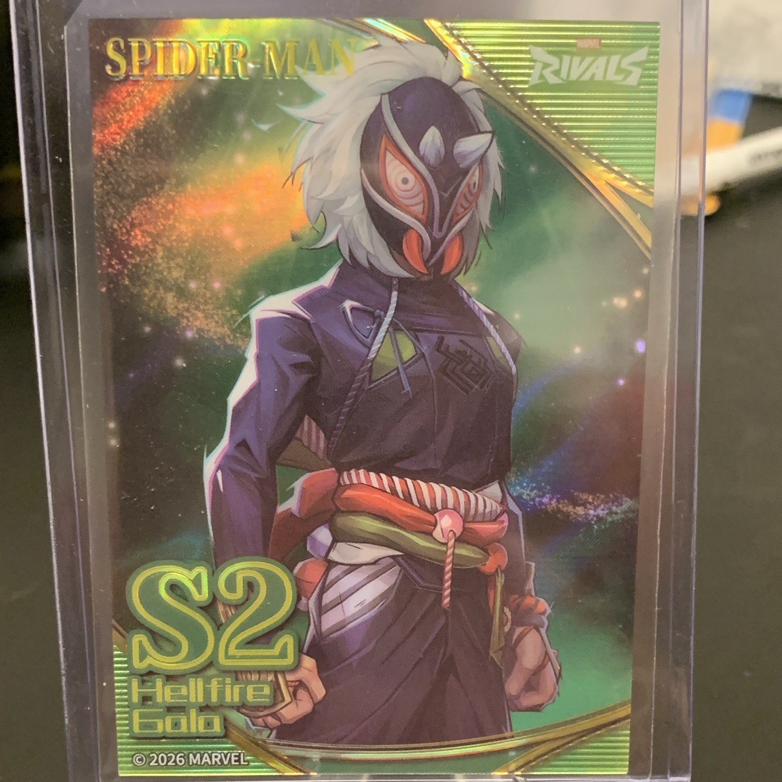 cardfun marvel rivals s2 hellfire gala spider-man spider-oni mr-le-15 34/50