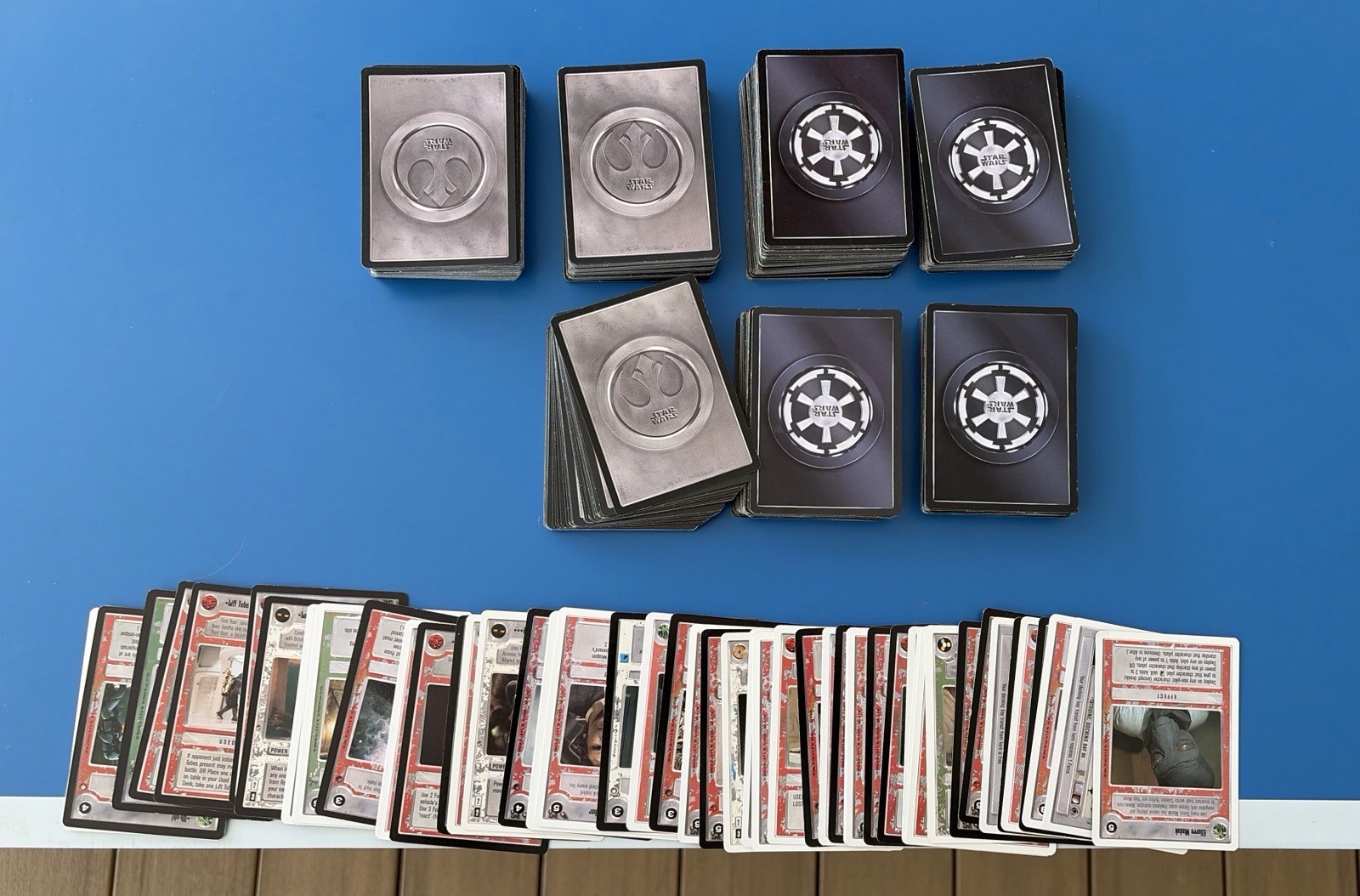 400 Star Wars Customizable Card Game (SWCCG) . Cards Pictured Are Included. ￼