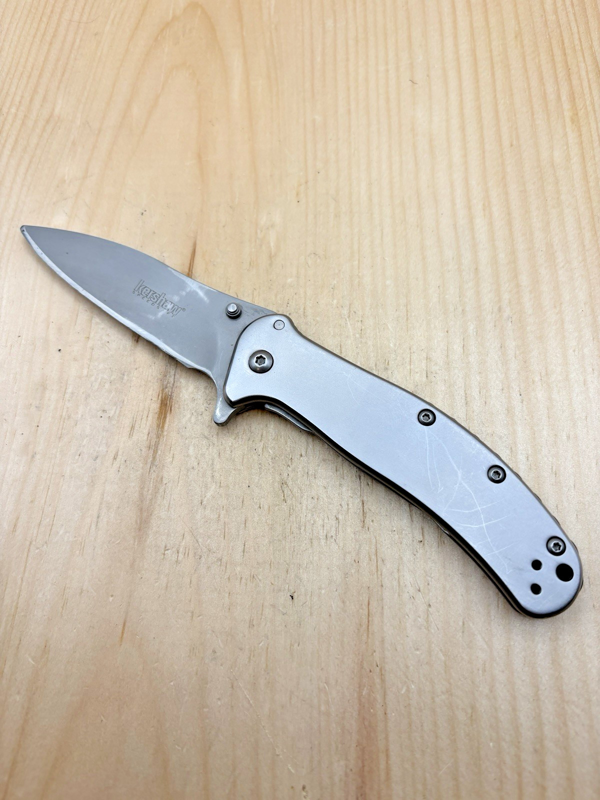 Kershaw 1730SS Folding Pocket Knife Zing Missing Pocket Clip