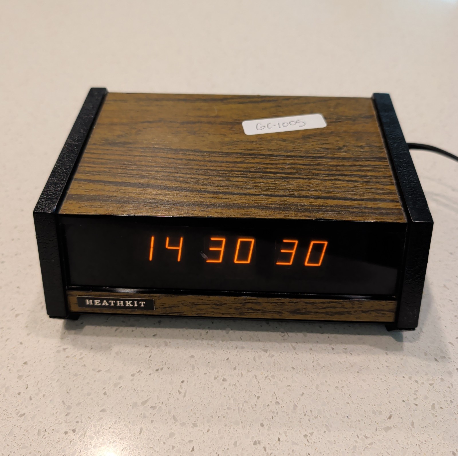 Heathkit GC-1005 Panaplex Display Vintage Alarm Clock Tested Works 24 Hr