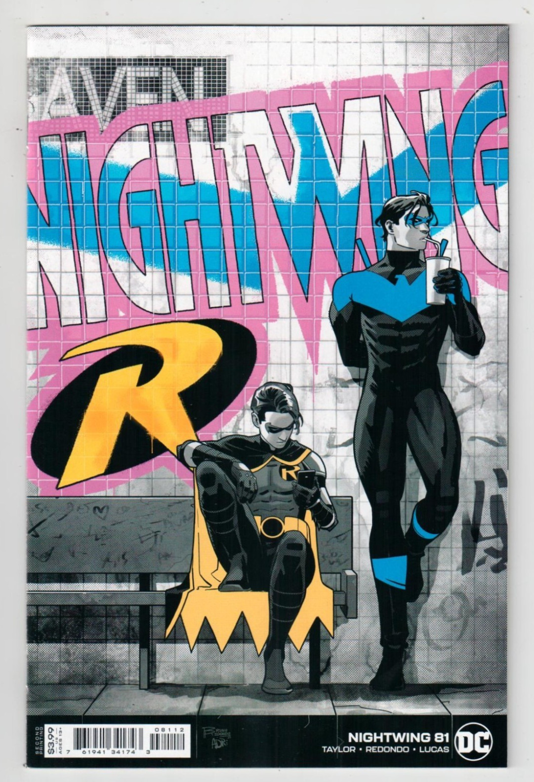 NIGHTWING #81 Bruno Redondo 2nd Printing Variant Cover 2021 Robin DC Comics