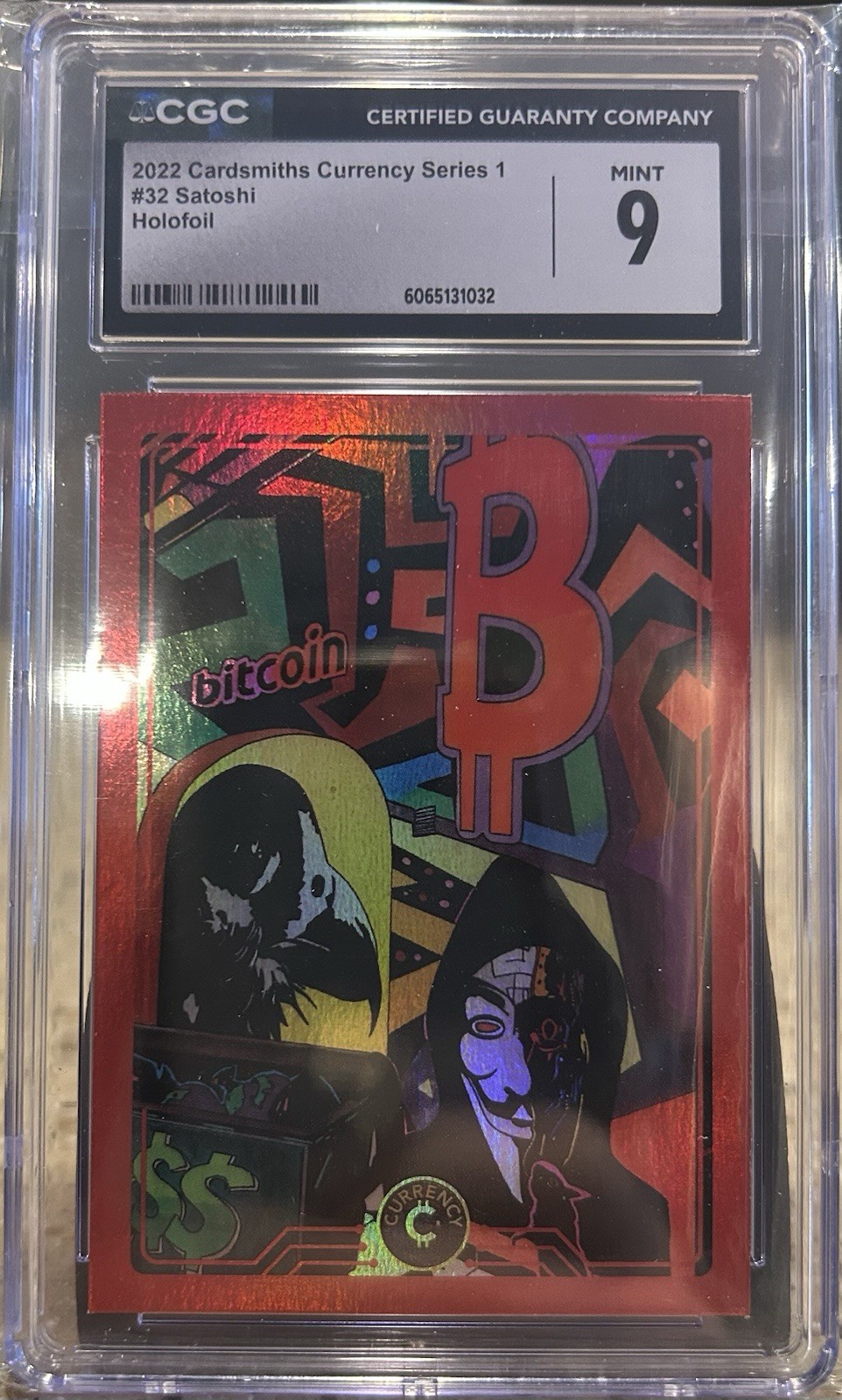 2022 Cardsmiths Currency Series 1 – SATOSHI #32 Holofoil HF CGC 9