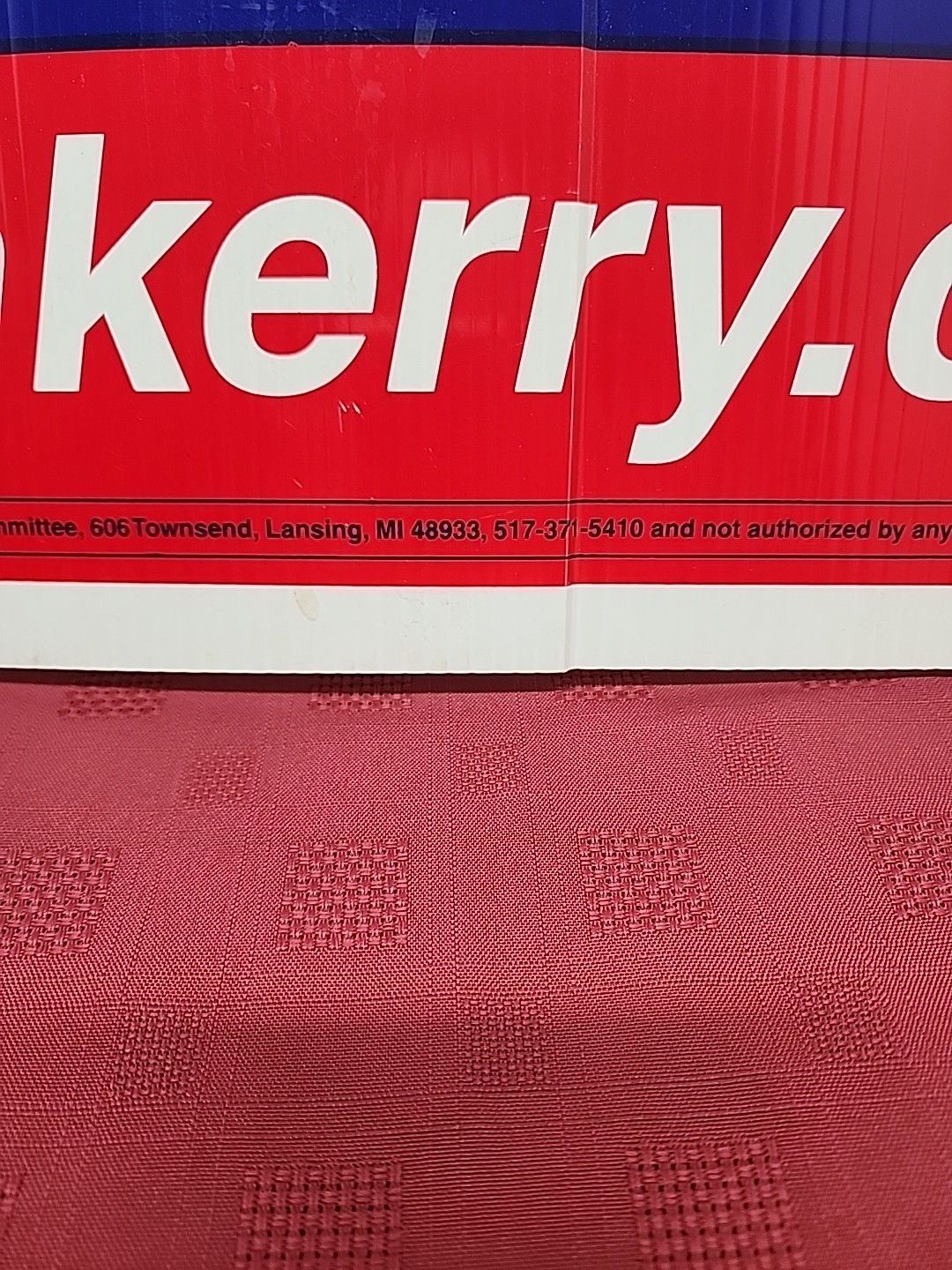 2004 KERRY/EDWARDS Presidential Campaign Yard Sign 2 Sided W 2 Bumper Stickers