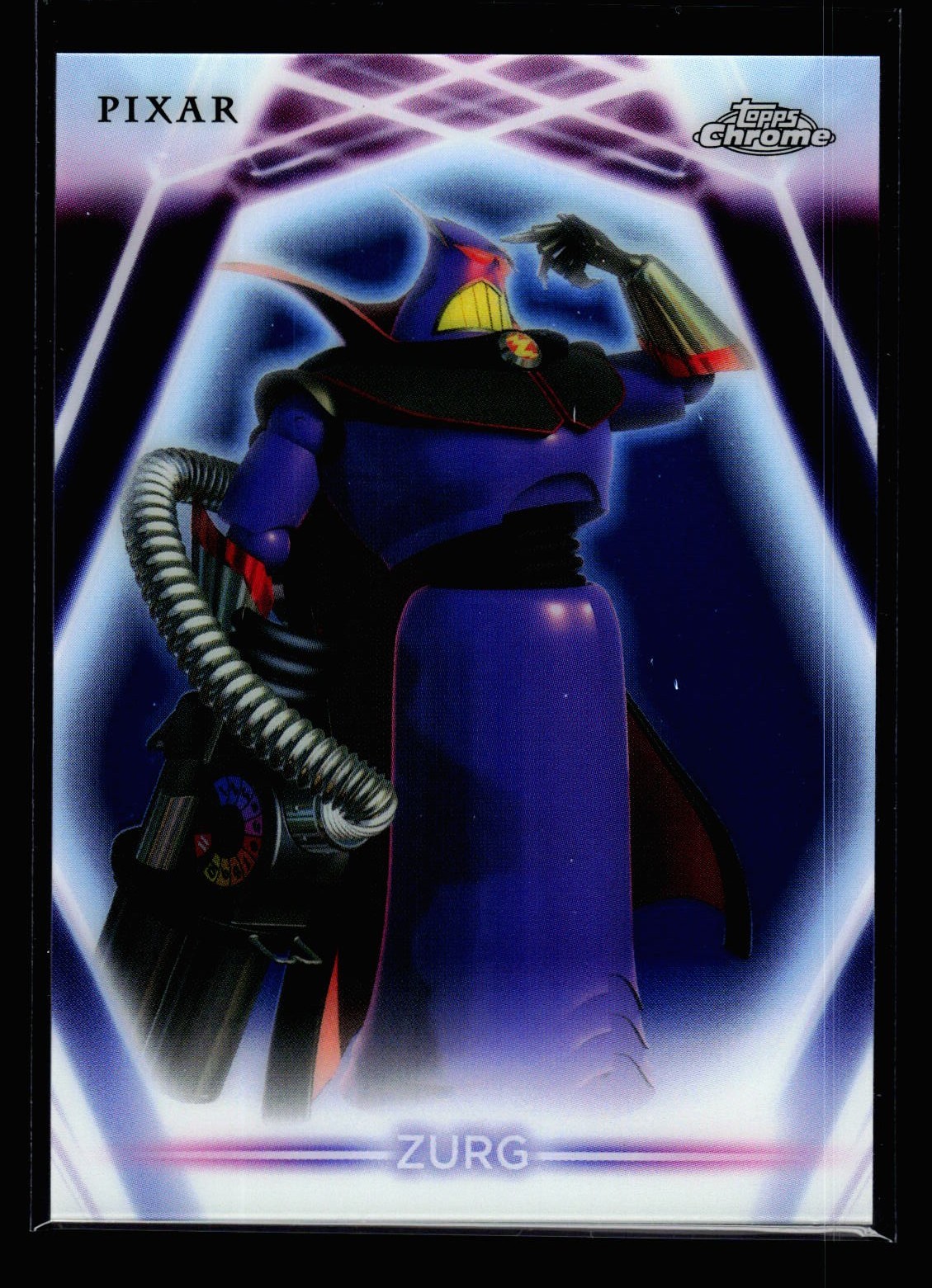 2026 Topps Neon Disney Chrome Card #CNE-14 Zurg Pixar